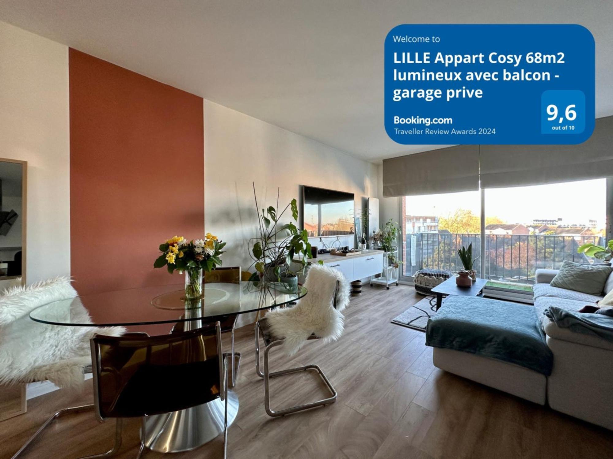 Lille Appart Cosy 68M2 Lumineux Avec Balcon - Garage Prive Kültér fotó